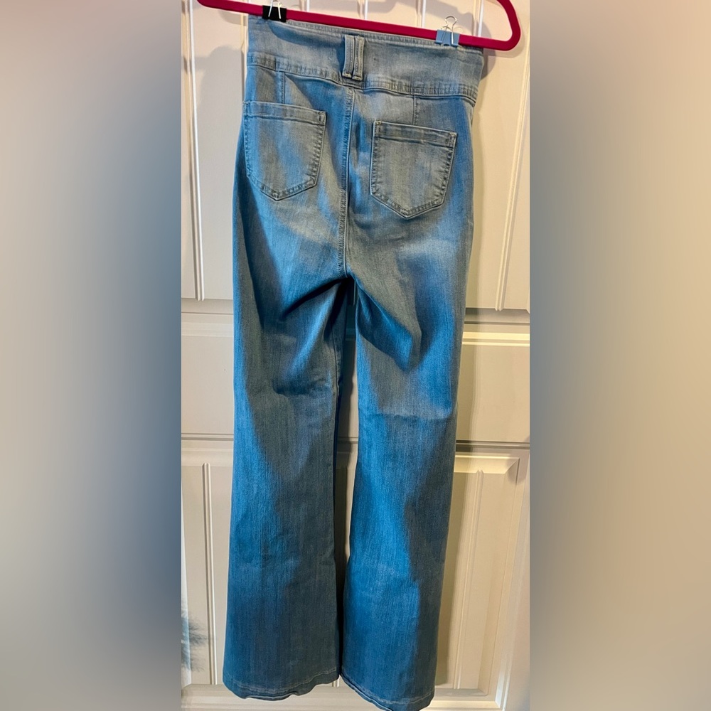 Flying Tomato Light Blue Flare Jeans - Picture 3 of 7